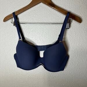 Soma 0721 bodify perfect coverage mesh bra in blue 34D